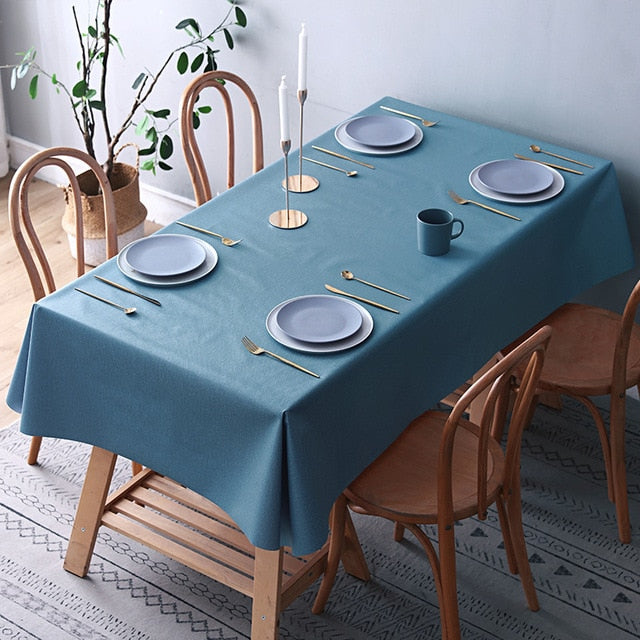 Easy clean tablecloth